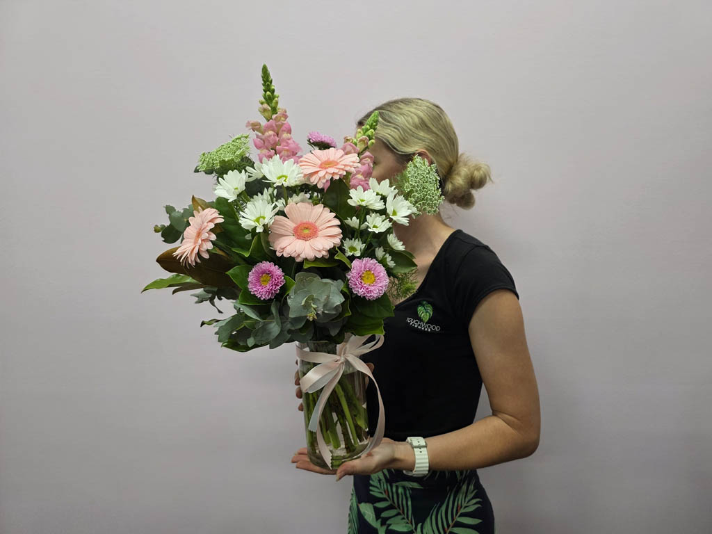 Little Lady Baby Flowers Holding