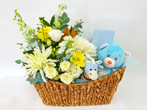 Market Flower Basket for Him
