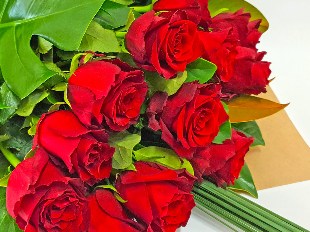 Truly, Madly Deeply Red Roses Touchwood Flowers Port Macquarie