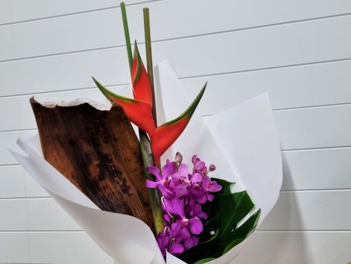 Heliconia and Orchid Wrap - Image 2