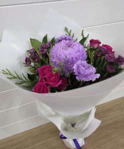 Mauve Posy of Flowers
