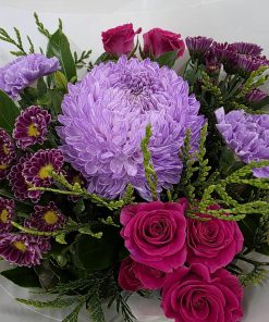 Mauve Posy of Flowers