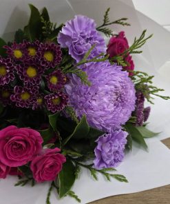 Mauve Posy of Flowers