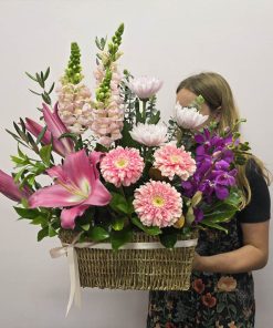 Basket of Blooms Holding
