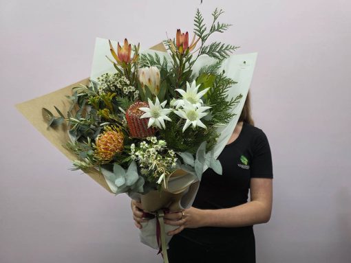 Bouquet Wildflowers Holding Full Size
