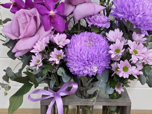 Mauve Trio in Vase