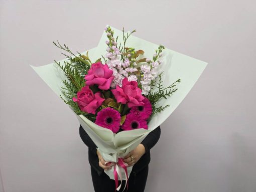 Pink Bouquet Holding
