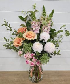 Premium Bouquet of Flowers in Vase