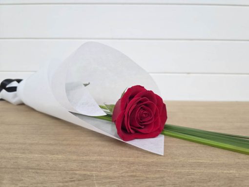 Solitaire Wrapped Rose