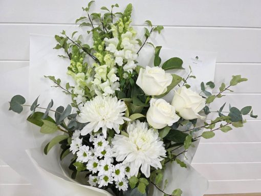 White-on-White bouquet