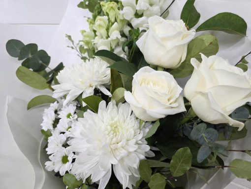 White-on-White bouquet