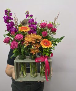 Alternative view of Mothers Day Bright Trio vase